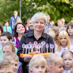 1.b klases audzinātāja bērnu vidū.