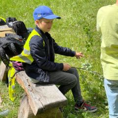Riteņbraukšanas pasākumā.
