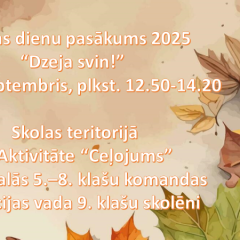 Dzejas dienu afiša pamatskolēniem