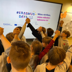 Erasmus dienas klasē.