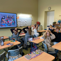 Erasmus dienas klasē.