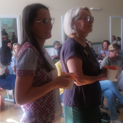 Pedagogi dalās darba ēnošanas pieredzē.
